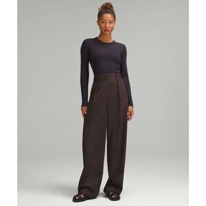 lululemon athletica Black Wide-Leg Trousers